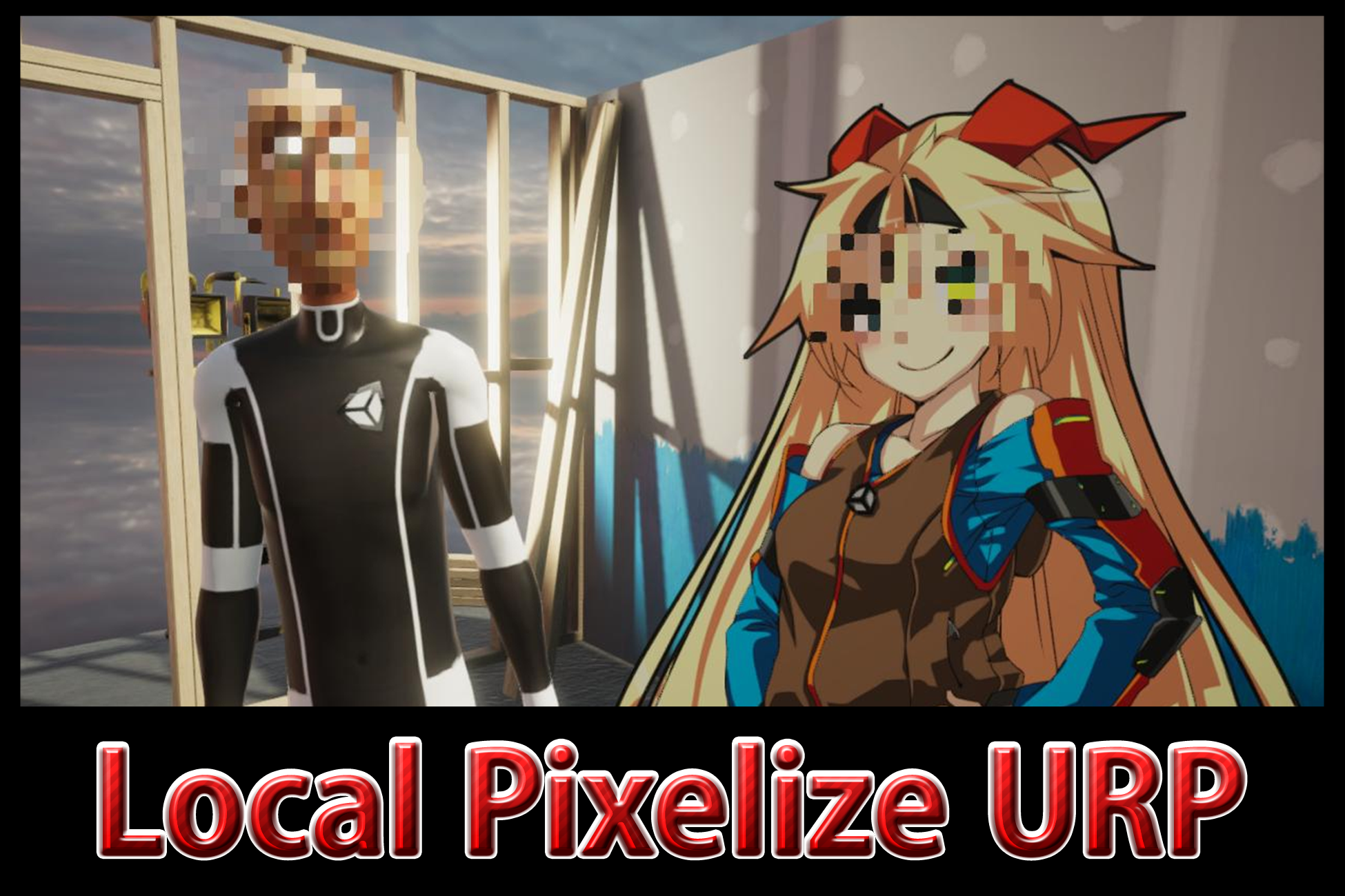 Local Pixelize URP